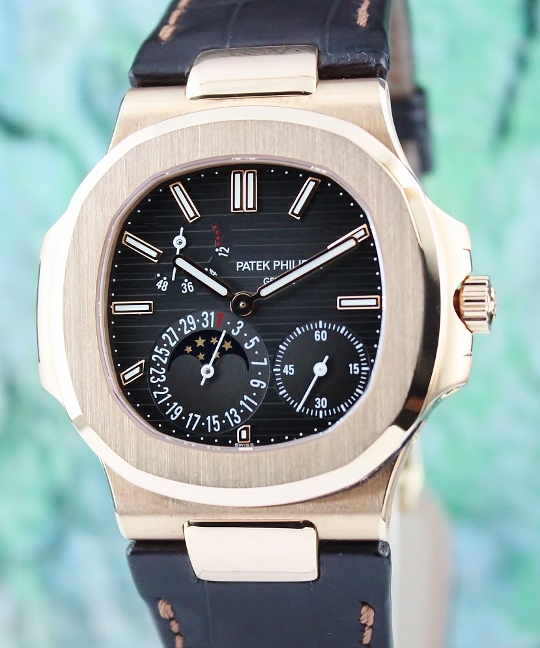 (image for) Unpolished Patek Philippe Jumbo Nautilus 18K Rose Gold / 5712R-001